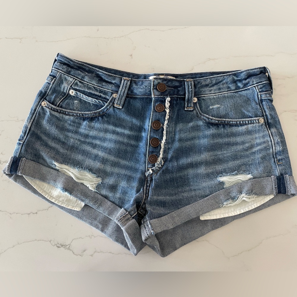 Free People - Romeo Rolled Cut Off Denim Shorts